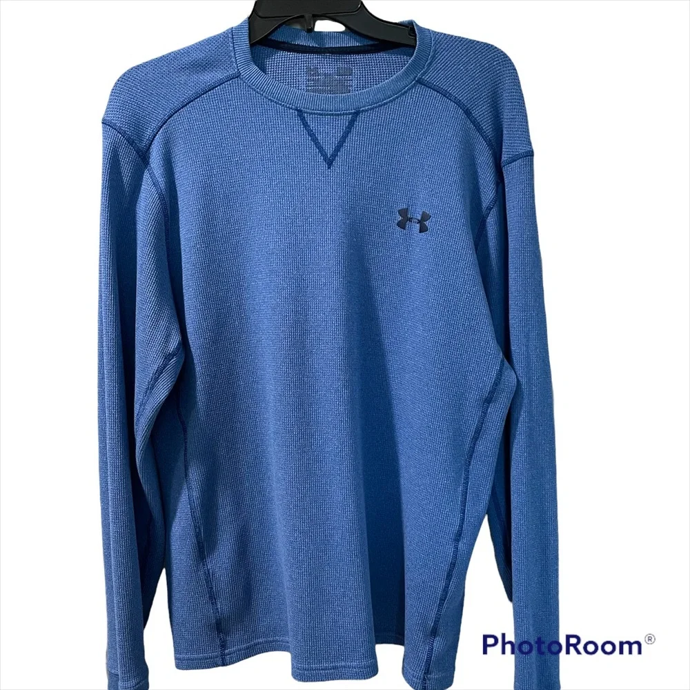 Under Armour Mens Long Sleeve Shirt Crew Neck - Picture 1 of 8